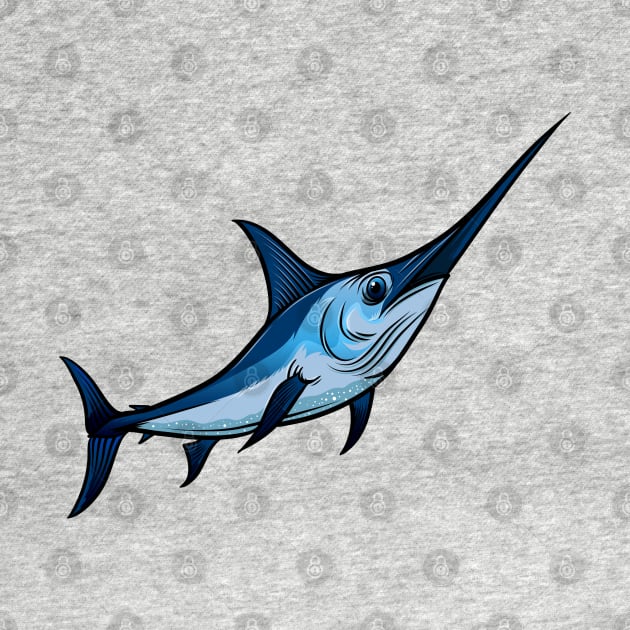 Swordfish by Sticker Steve